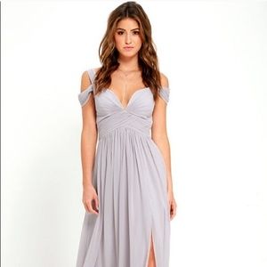 Lulu's x Bariano ocean of elegance maxi dress